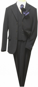 BOYS 5 PC. SUIT (2121309-5) NAVY